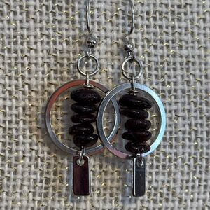Garnet earrings